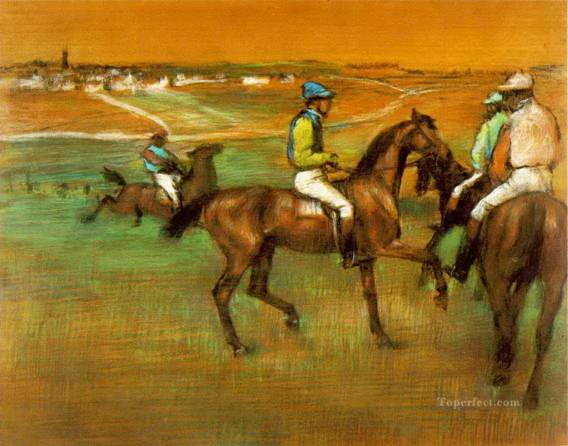 競走馬 1888年 エドガー・ドガ油絵
